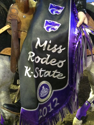 Custom Chaps for Miss Rodeo K-State 2012
